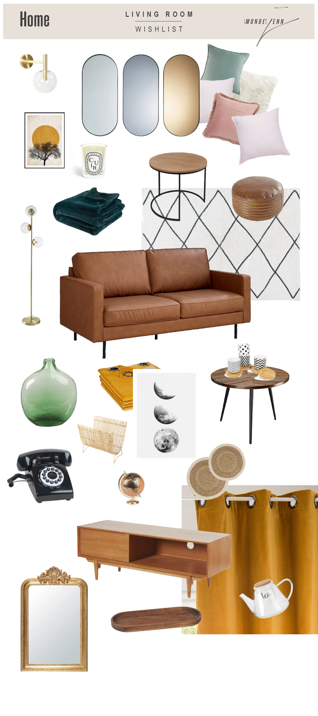 Inspiration et Wishlist, Living Room Vintage