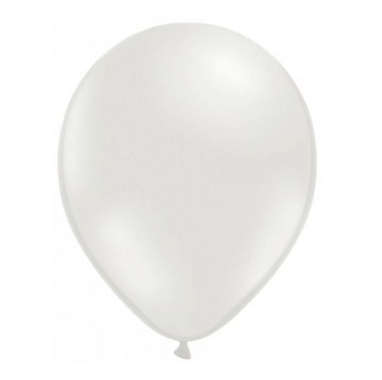 Ballon en latex 20 ans c'est party ! blanc et noir 27 cm - Vegaooparty