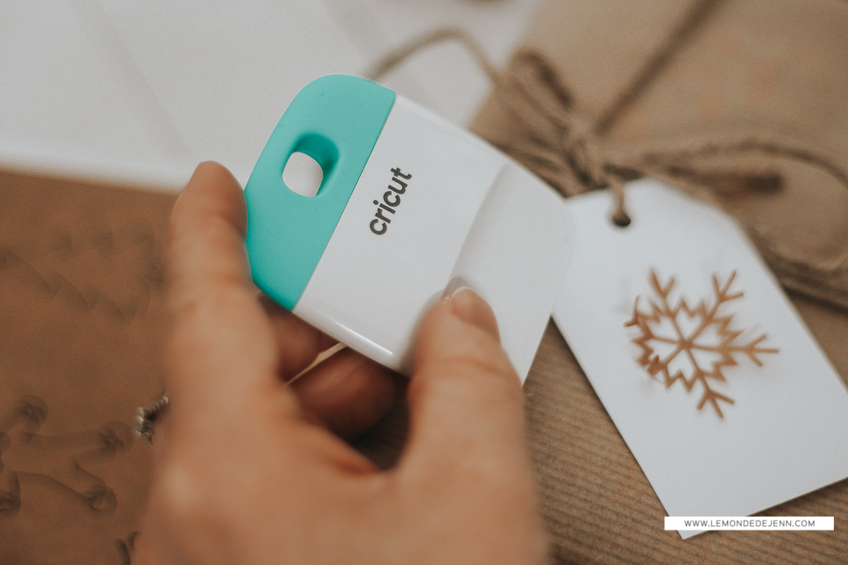 DIY Mes étiquettes cadeaux, avec la Cricut Joy Le Monde de Jenn