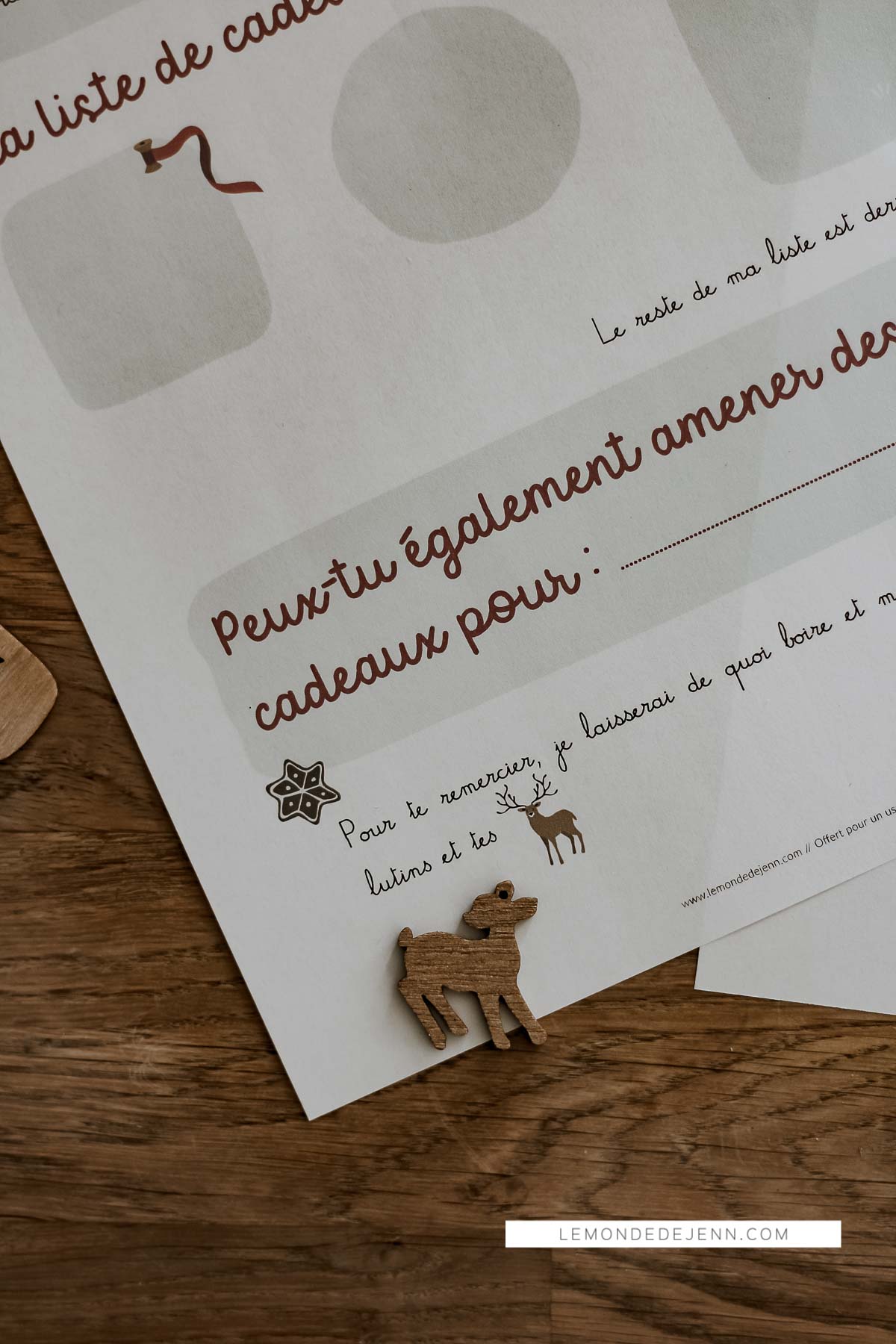 2 Lettres Père Noël + 2 Enveloppes - Annikids
